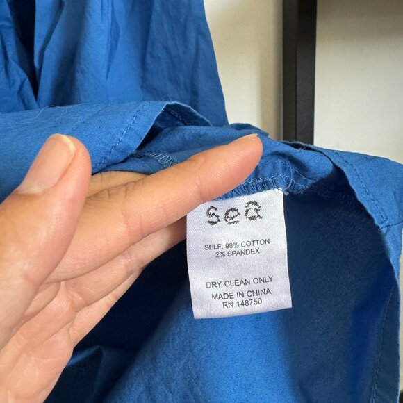 Sea New York Small Blouse Royal Blue - Picture 3 of 3